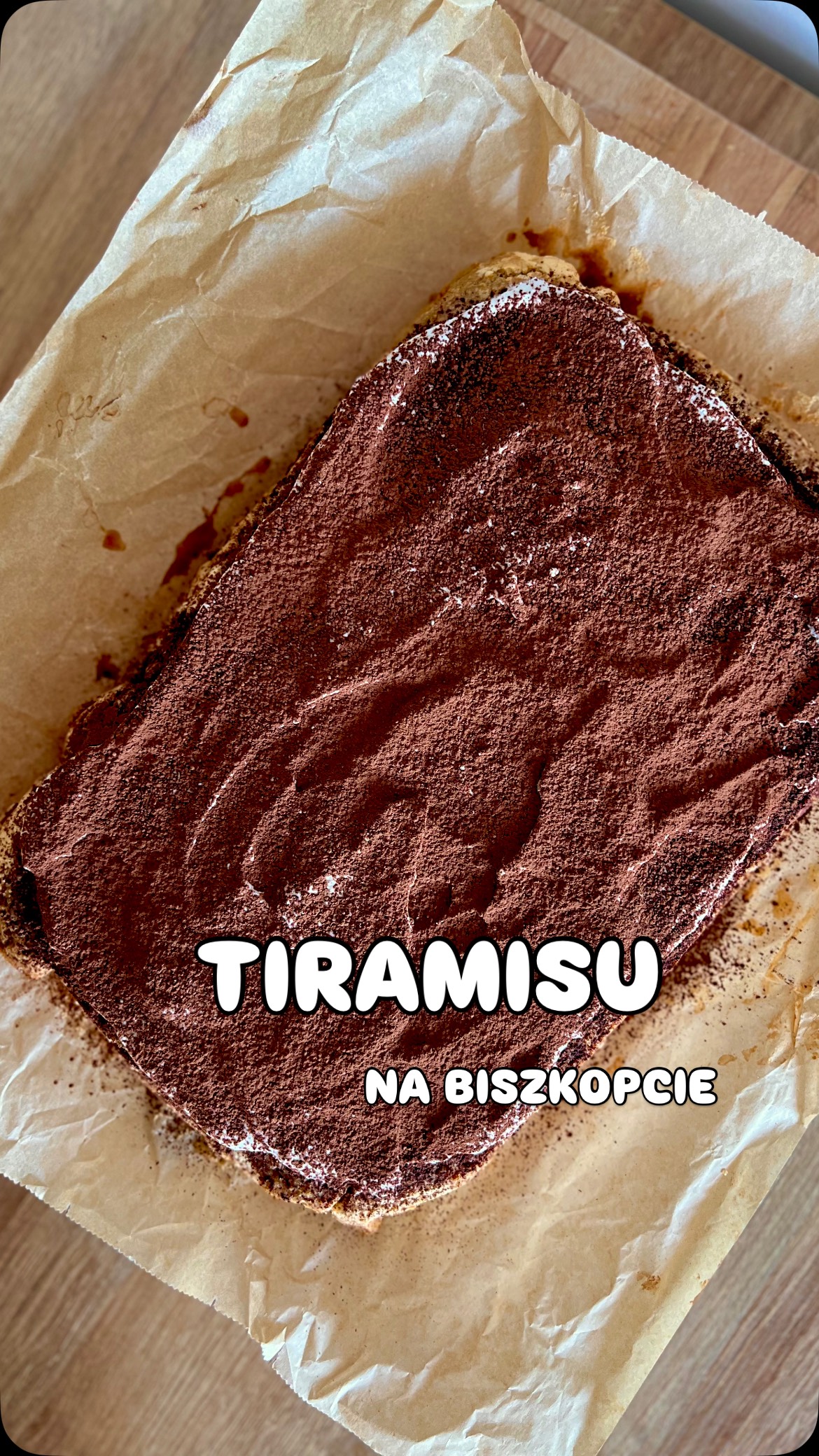 Tiramisu na bezglutenowym biszkopcie ☕️🍰