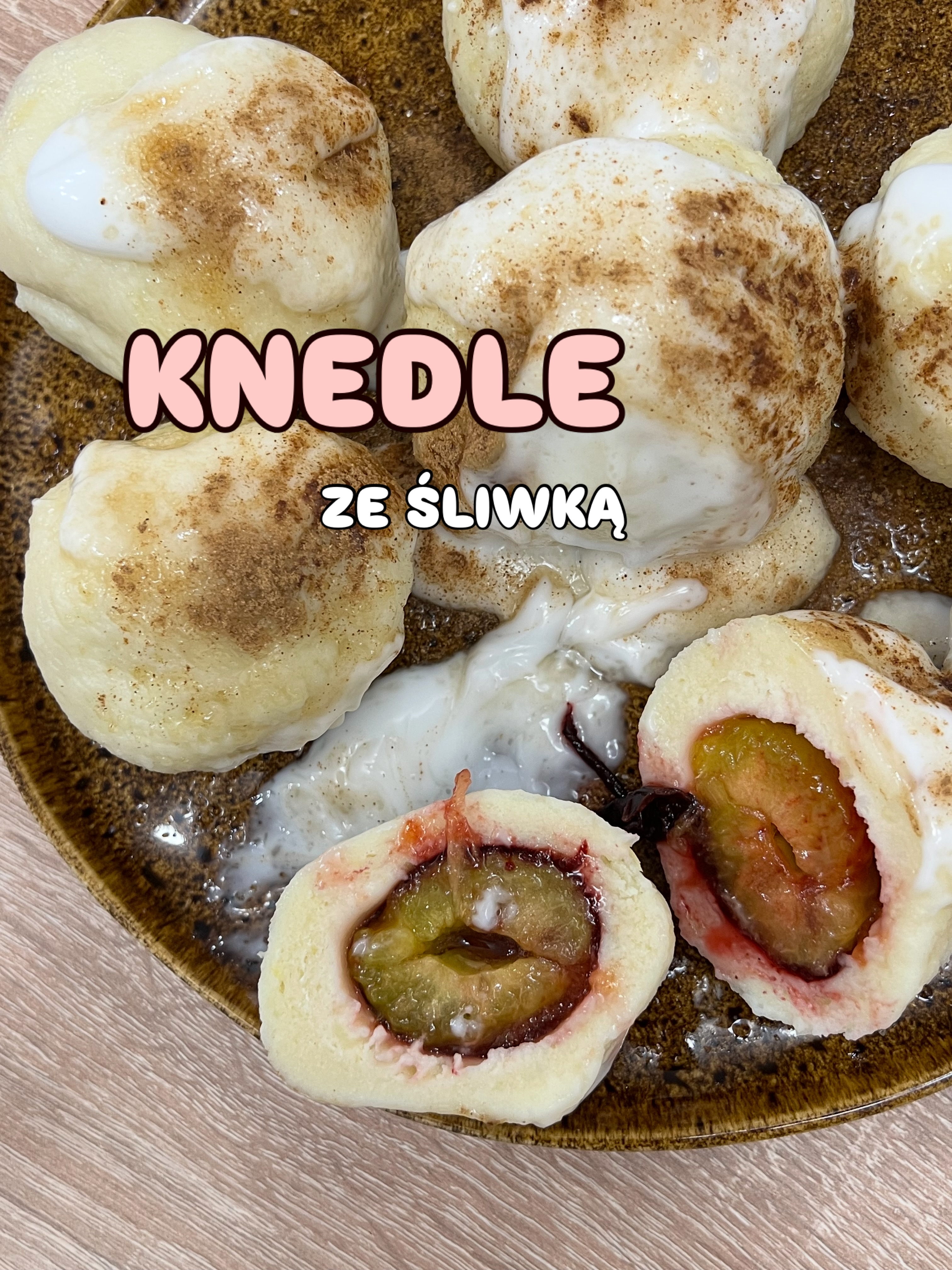 Knedle ze śliwką