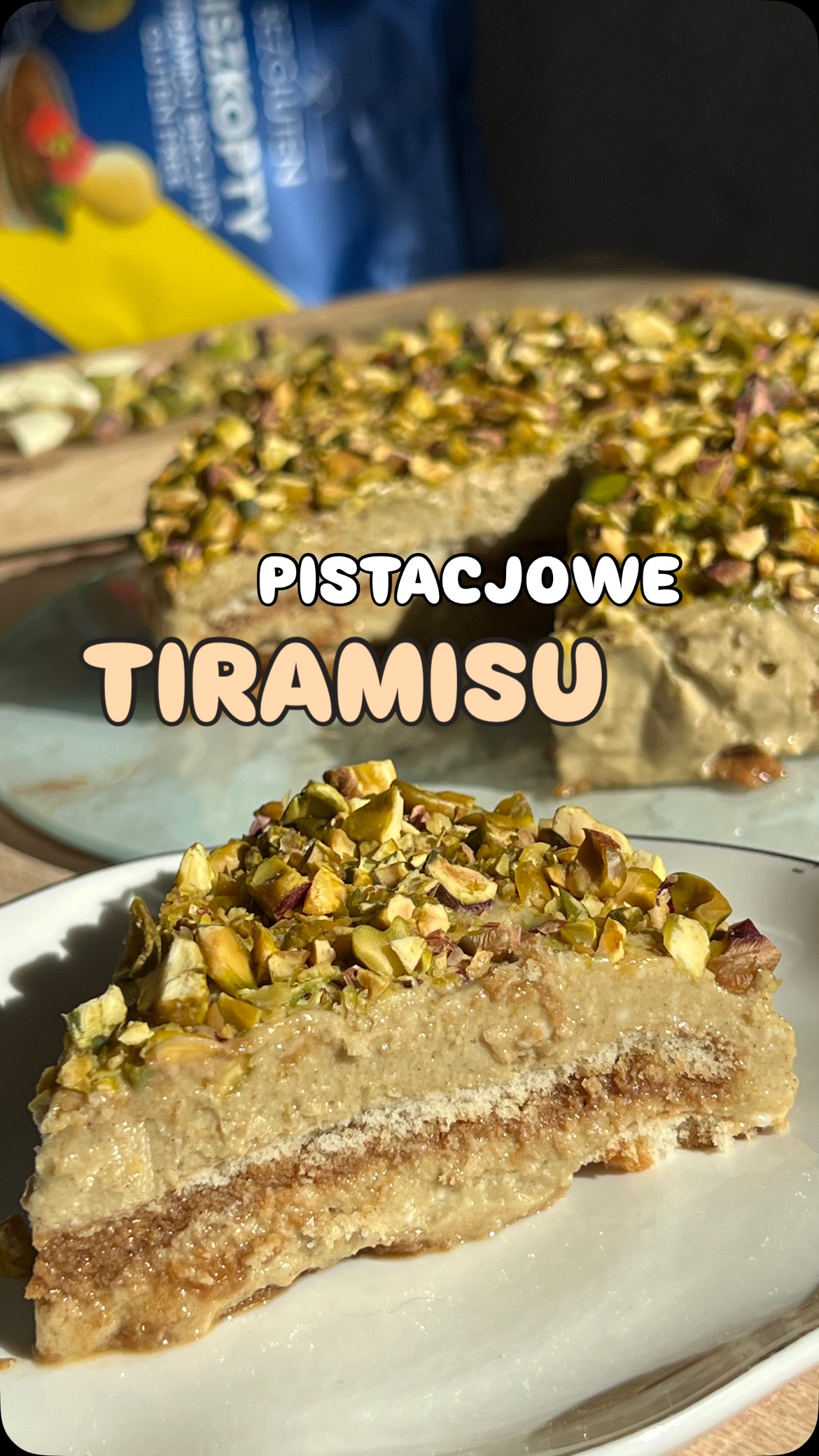 Pistacjowe tiramisu