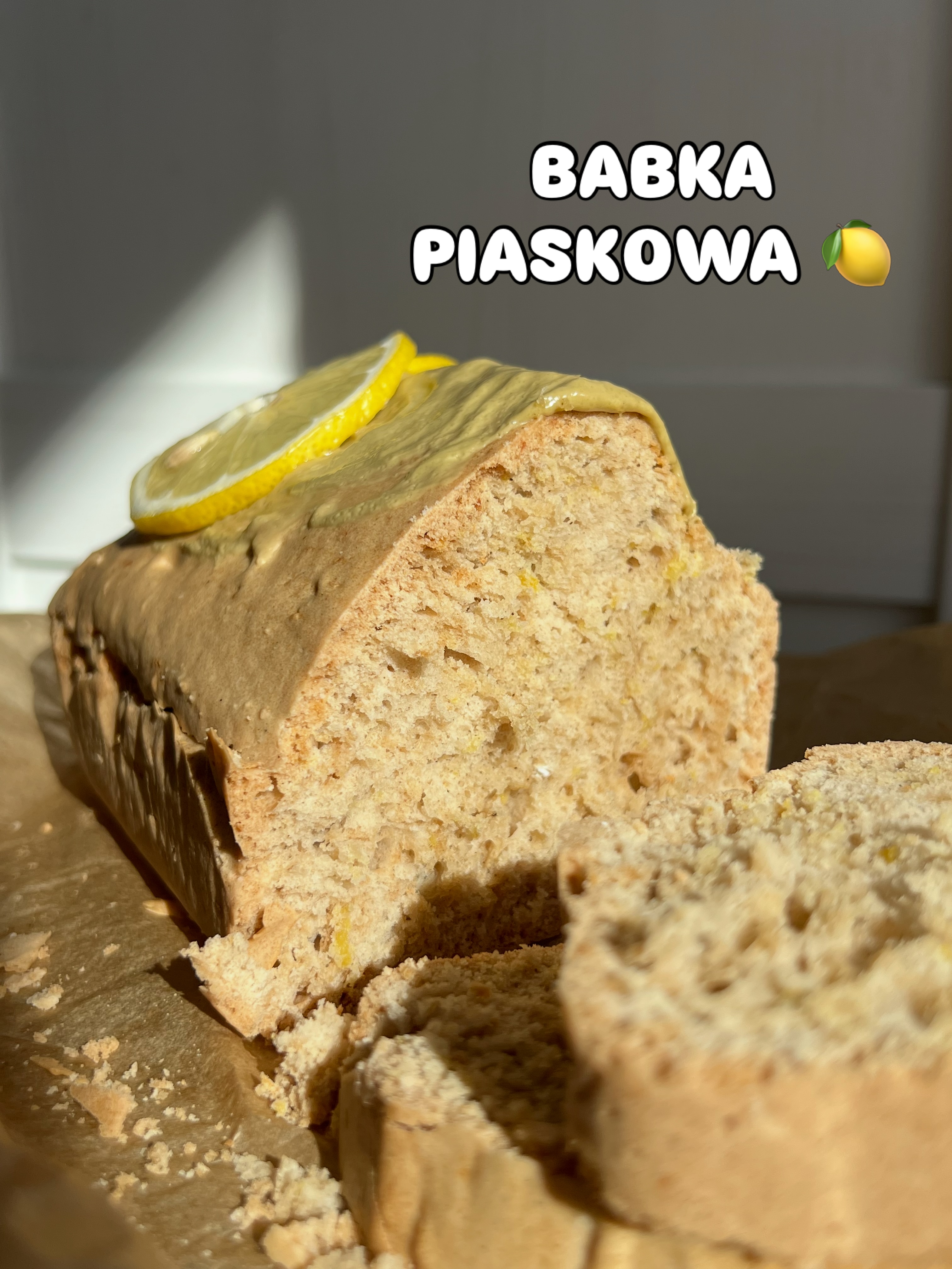 Babka piaskowa cytrynowa
